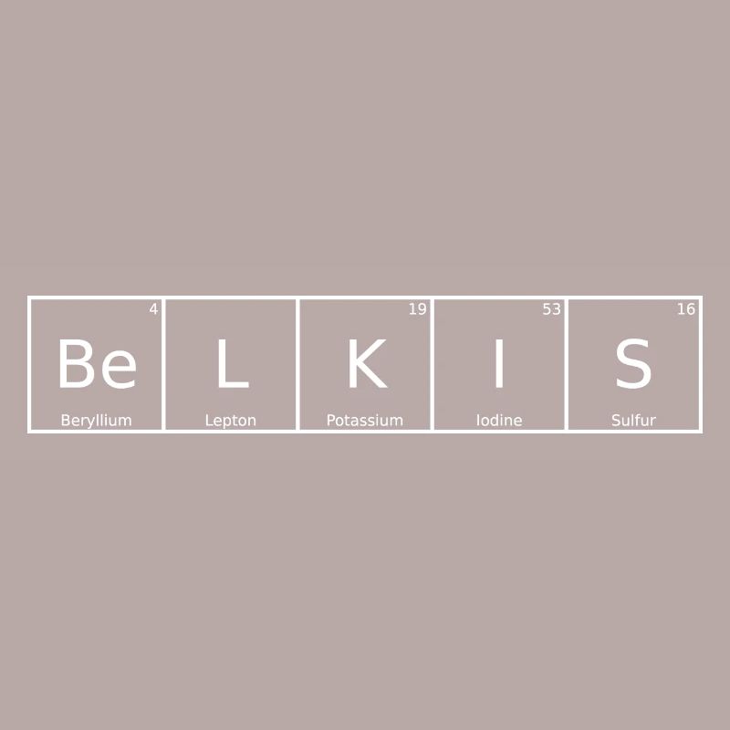Belkis Name First Name Chemistry Periodic Table Elements