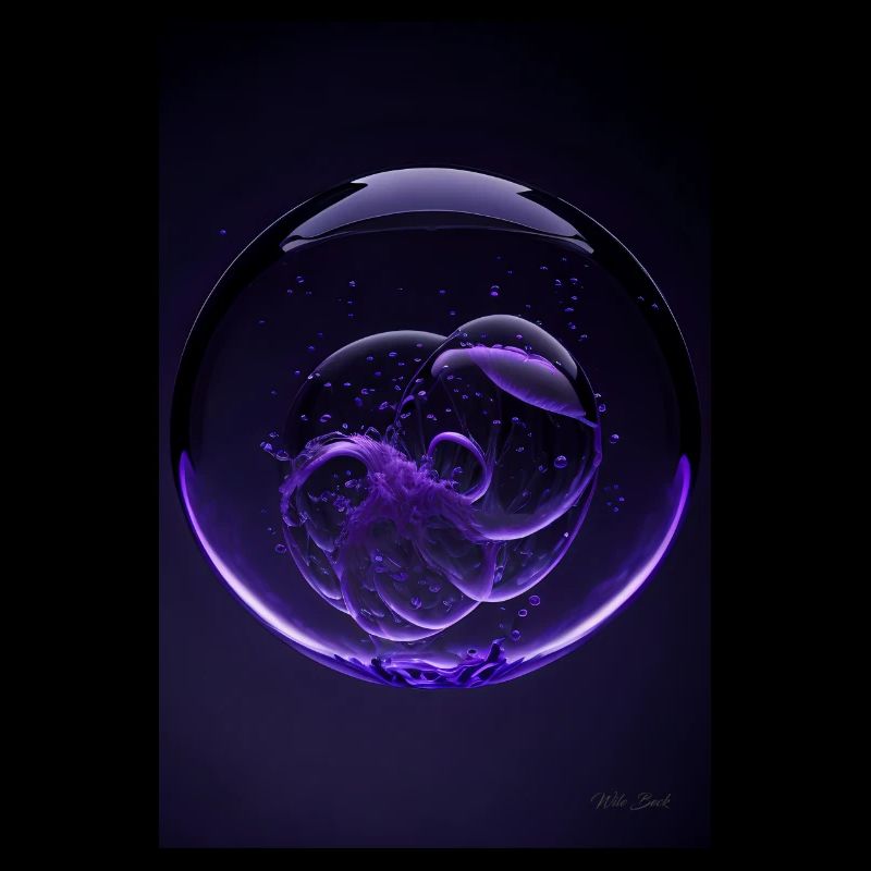 Kaos dans une bulle violette 3
