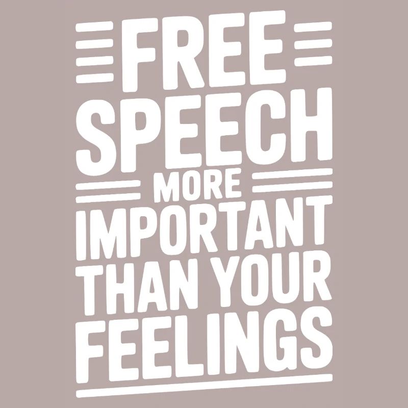 La liberté d’expression est plus importante que les sentiments