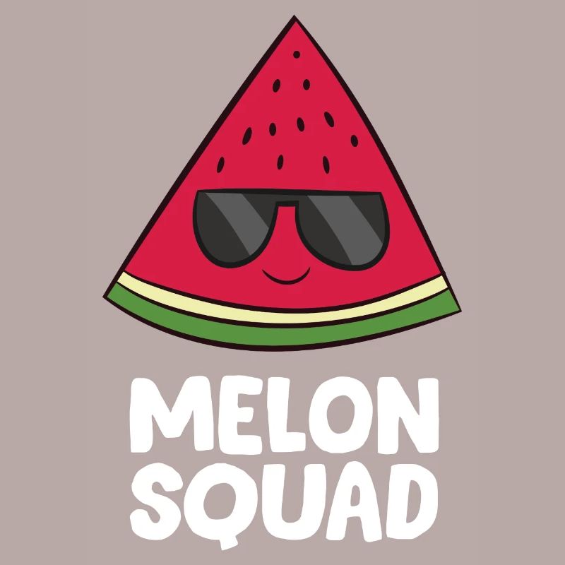 Pastèque - Melon Squad avec des lunettes de soleil