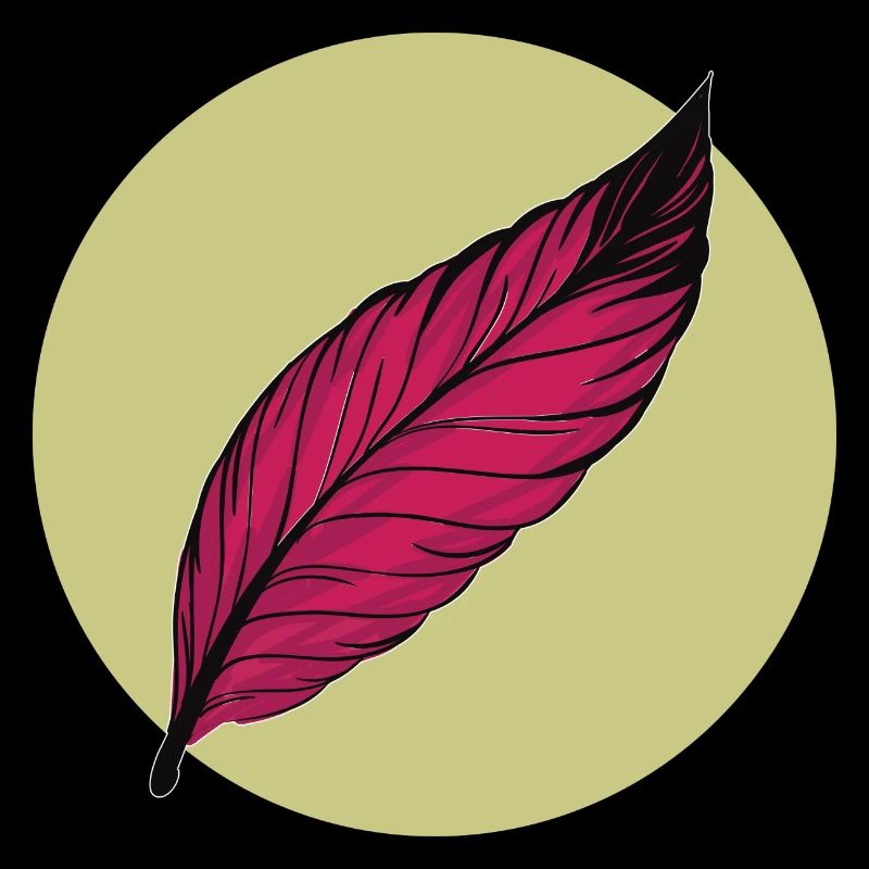 Minimal Feather Summer Couleurs à la mode