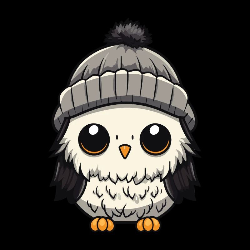 Owl Winter Comic