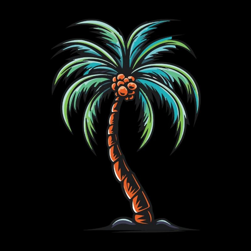 Palm Tree Holiday Icon