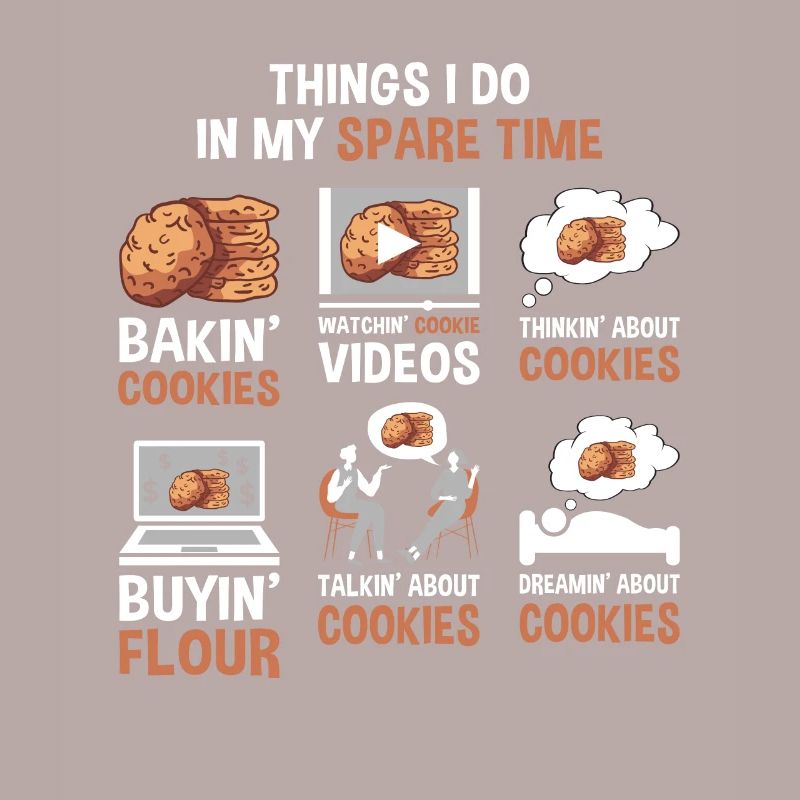 Cuire des choses que je fais dans mon cookie de temps libre