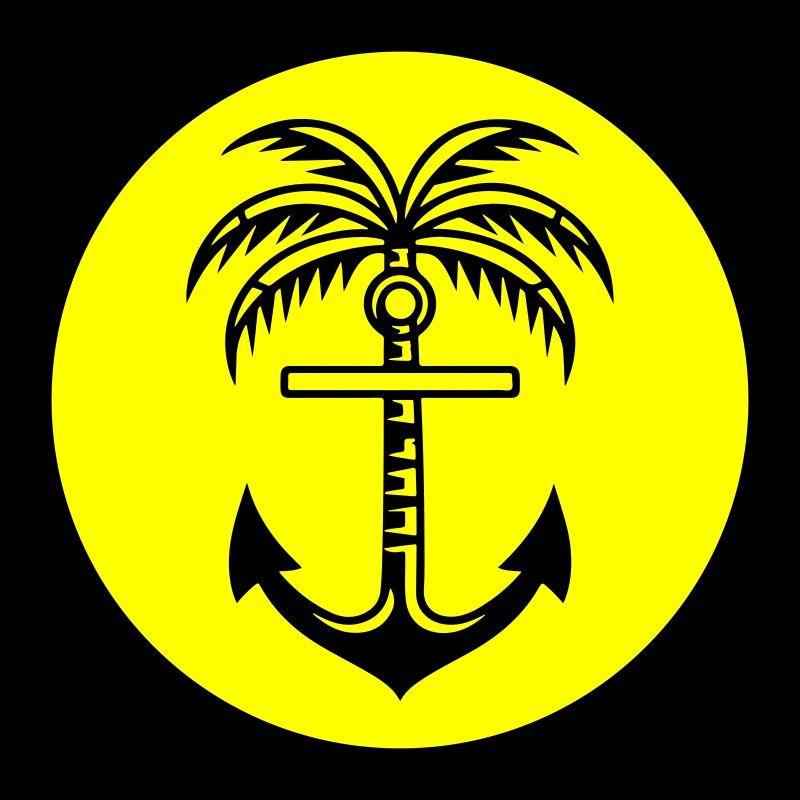 Icône d’ancre de palmier