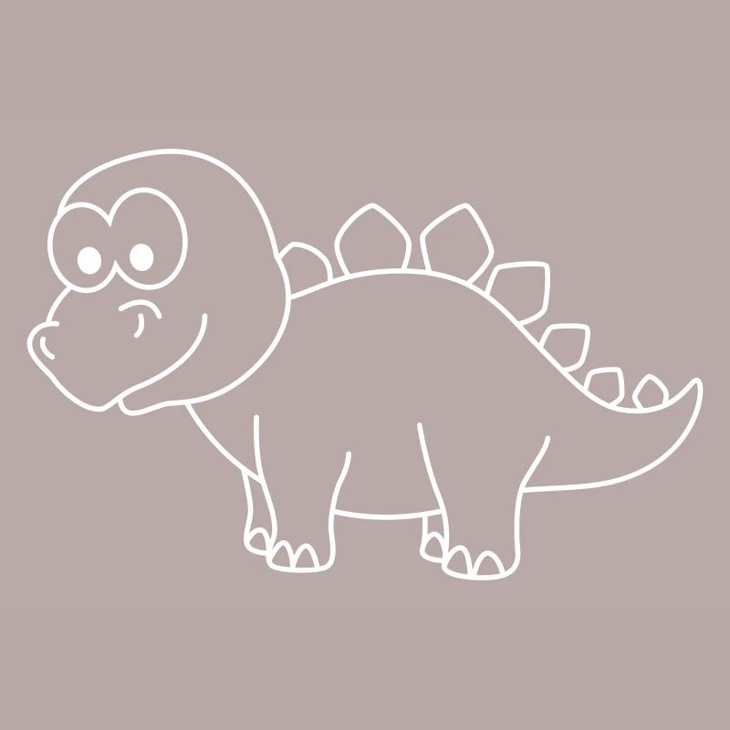Dinosaur stegosaurus Comic