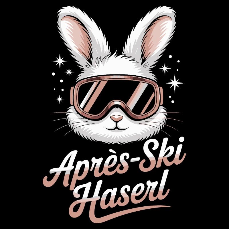 Après-ski bunny hut fun Skier ski bunny