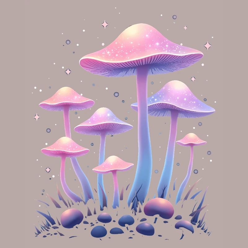Magic Mushrooms Design - Mystic Forest