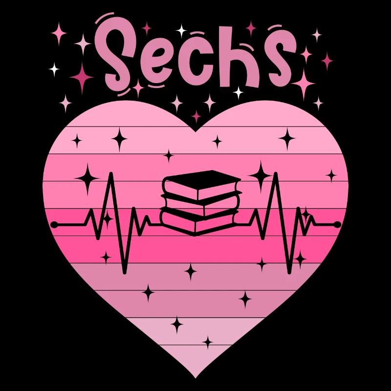 6. Geburtstag Lesen Bücher Buch Mädchen Tochter