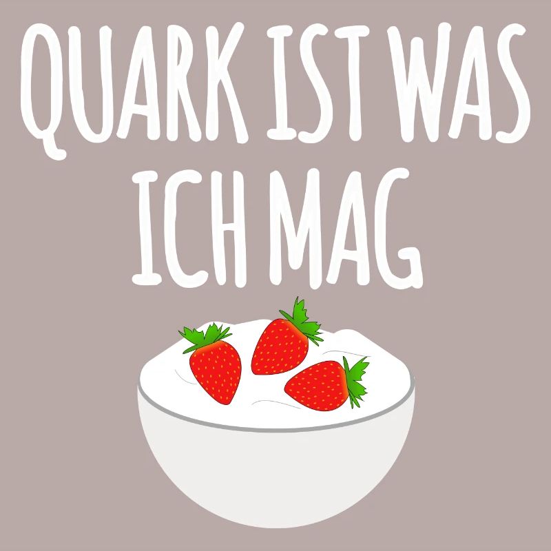 Quark mit Erdbeeren