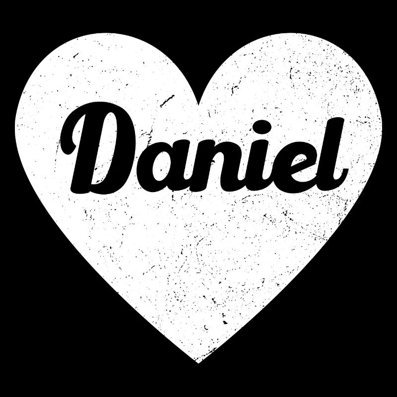 Daniel First Name Gift Idea Heart Love I Love