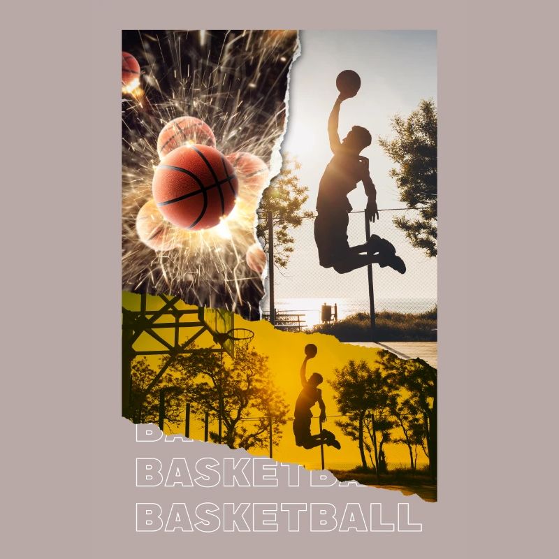 Basketteur Basketteur Dunking Sport Player