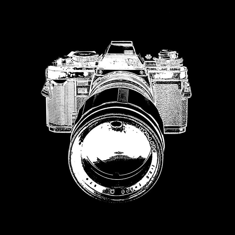 Old camera white