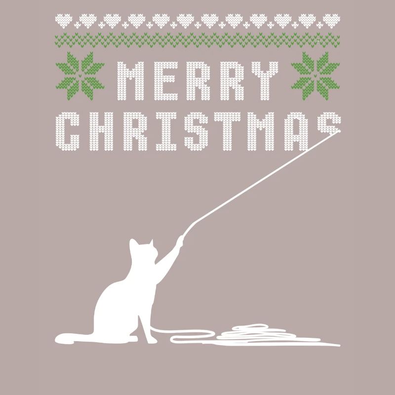 Joyeux noël chat laid pull