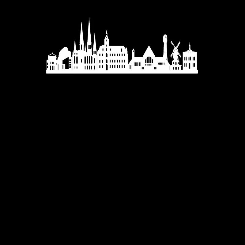 Oldenburg skyline blanc