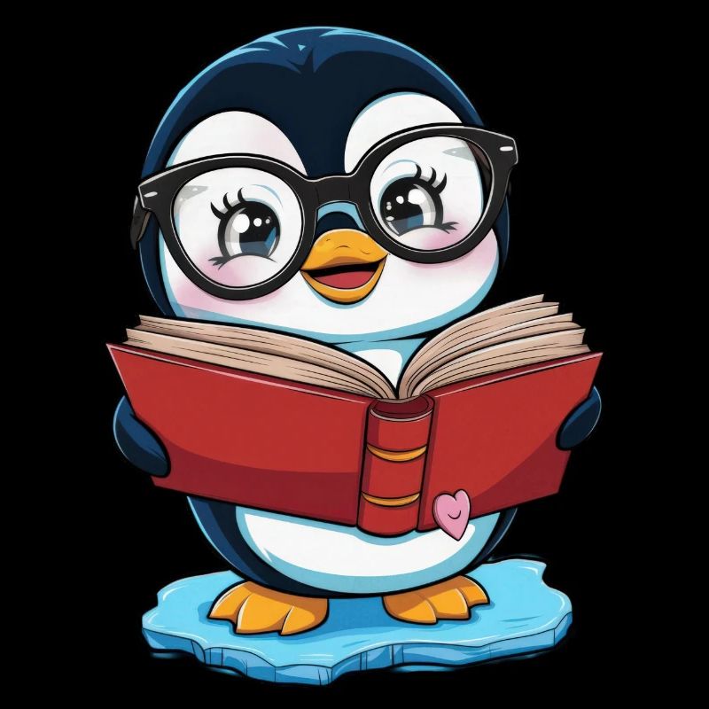 Kawaii Pinguin mit Einhorn Ouftit