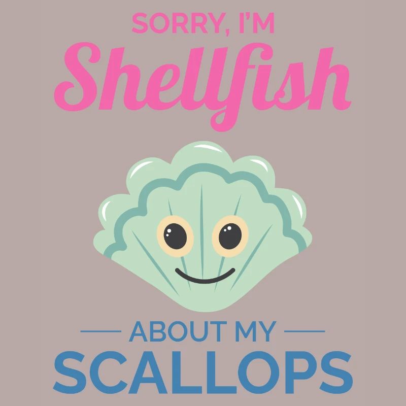 Scallop Seashells Collector Beachcomber Shellfish