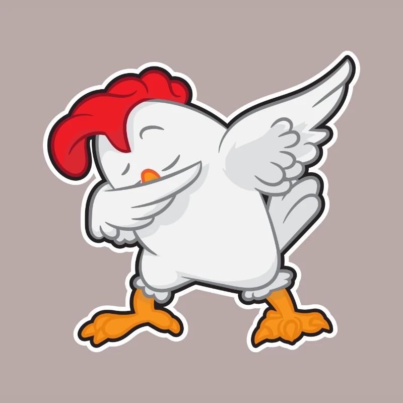 Dabbing Chicken - Dab Dancing Chicken - Chickens