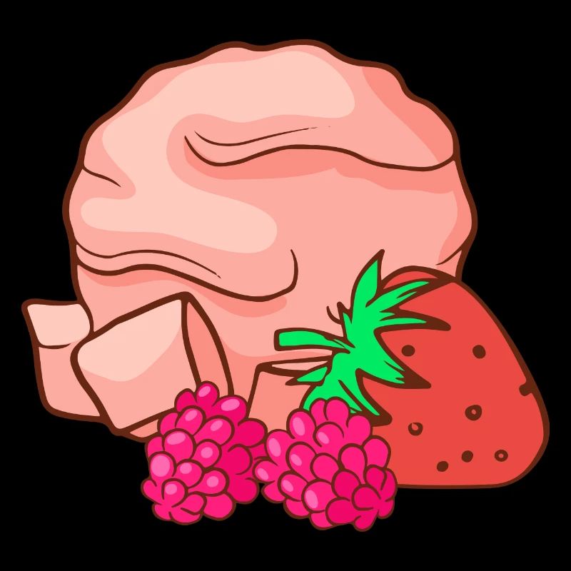 Eis Speiseeis Eiskrem Eiscreme Erdbeeren Himnbeere