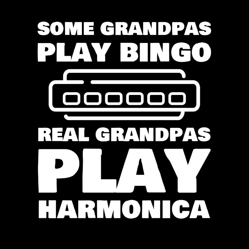 Harmonica Grandpa Funny Harmonica Player