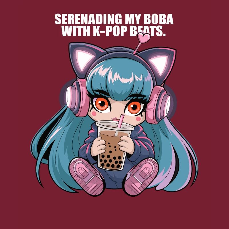 K pop and bubble tea
