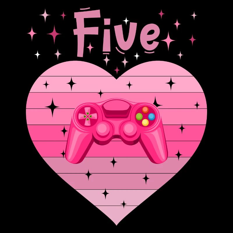 Mädchen Tochter 5. Geburstag Gaming Controller