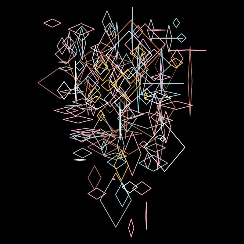 Graphique abstrait "chèque"