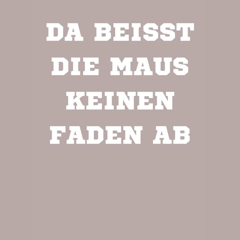 Since the mouse does not bite off a thread