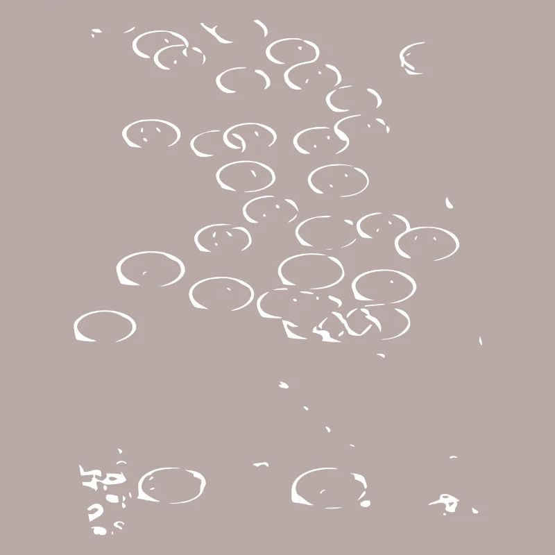 Abstract Dots / White / Line / Pattern