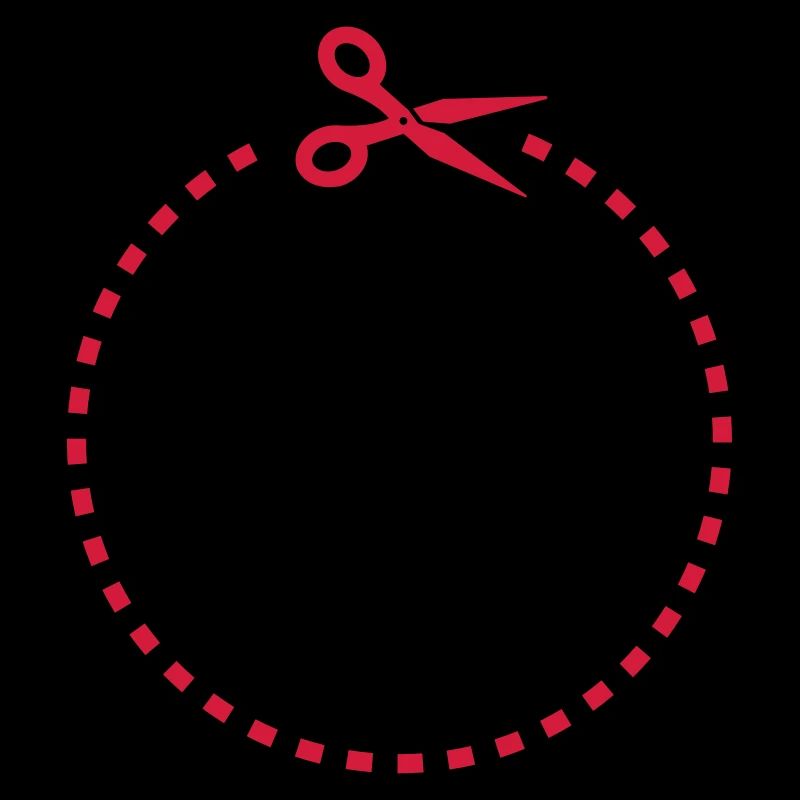 Circle - Cut out a circle with scissors