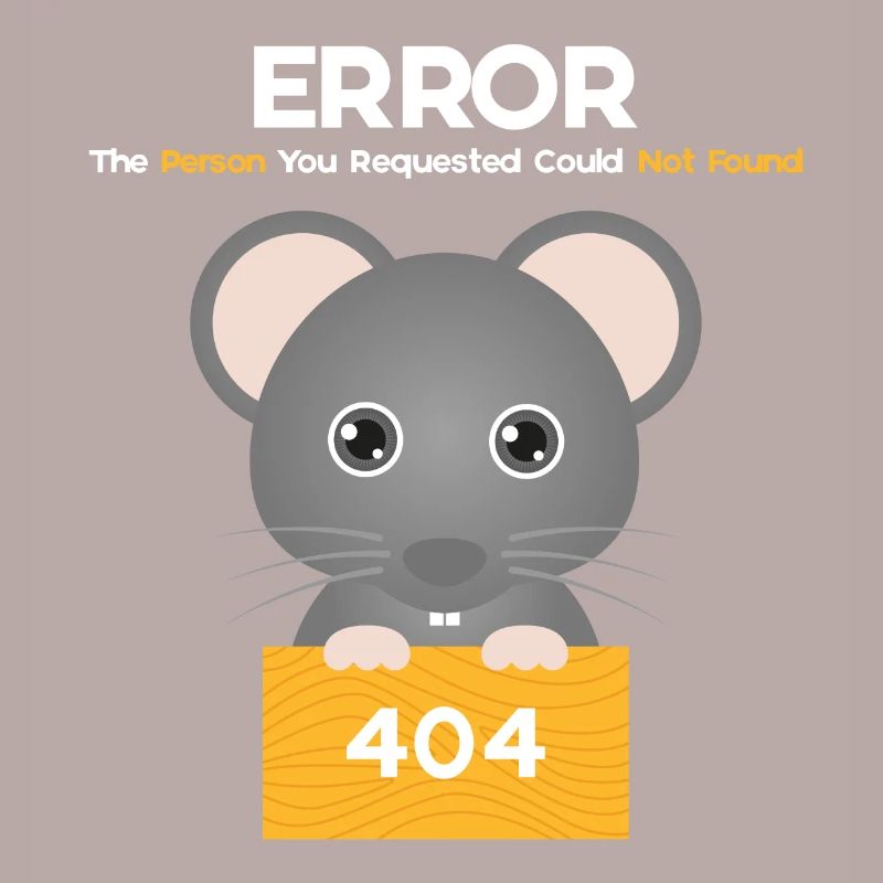 Error 404 Mouse
