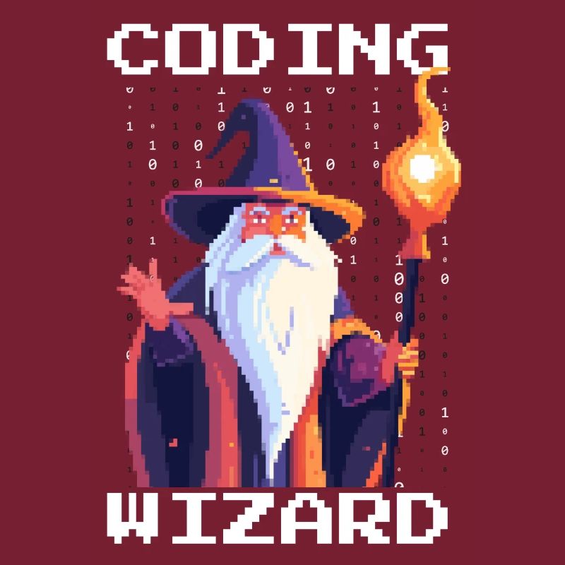 CODING WIZARD Coder Programmer Developer Humor