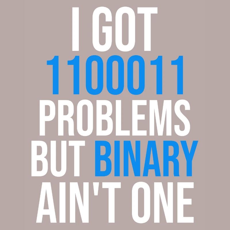 I got 99 problems but binary ain't one