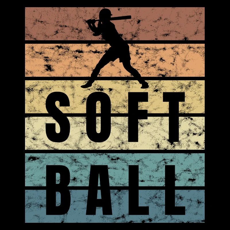 Softball Baseball Schläger Pitcher Catcher America