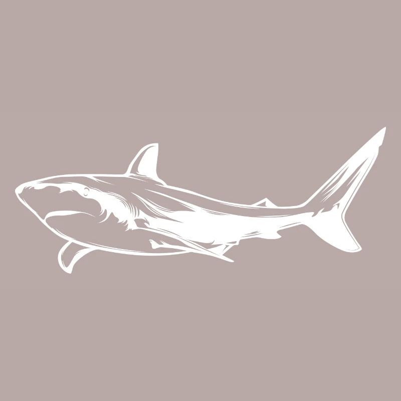 Silhouette d’animal de requin