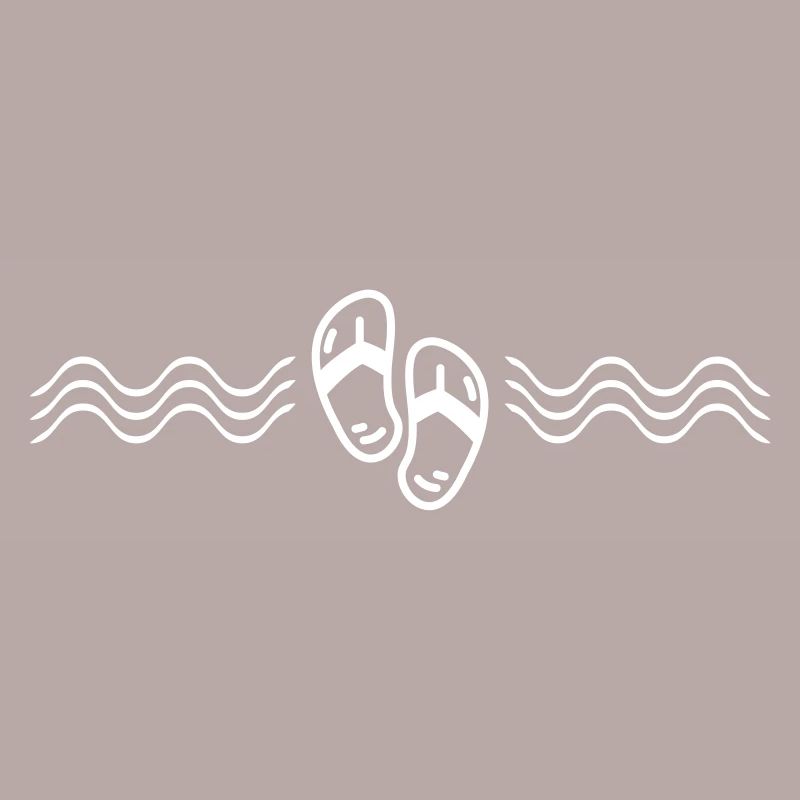 flip flops symbol wave