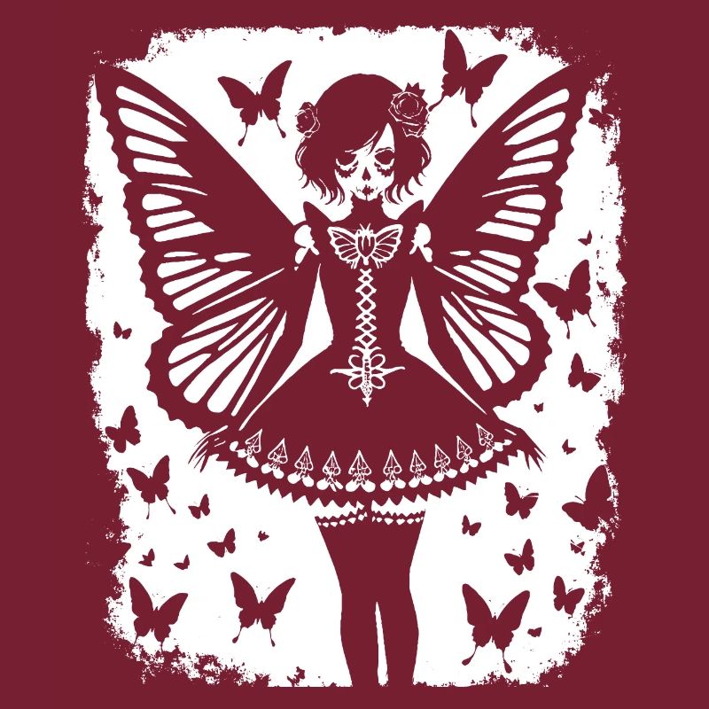 Fairycore Esthétique Squelette Fée Goth Gothique G