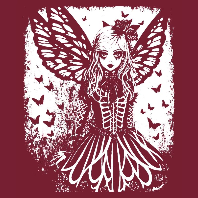 Fairycore Esthétique Squelette Fée Goth Gothique G