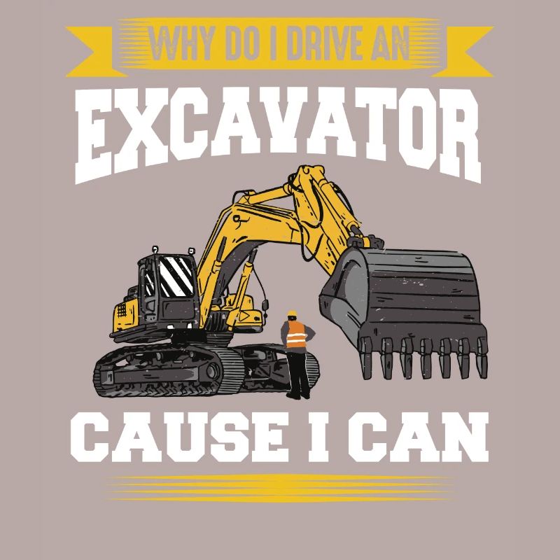 Excavator Excavator Driver Construction Site Work