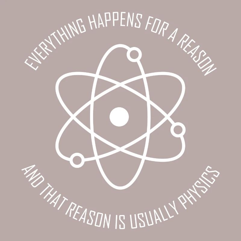 Physik Physiker Atom Student Spruch Geschenk
