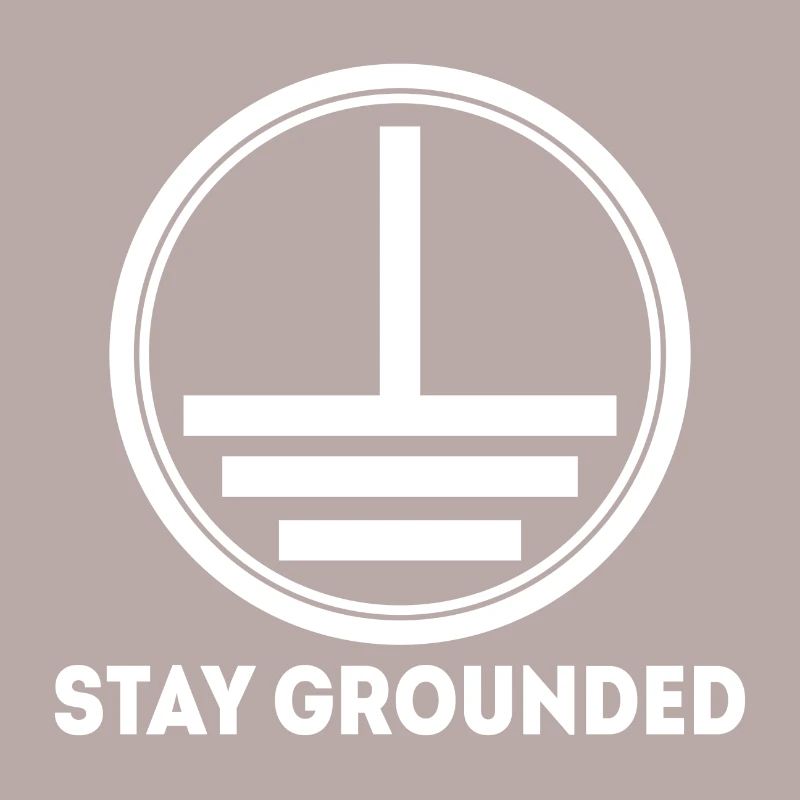 Stay Grounded Electrician Electronics Technician Gift