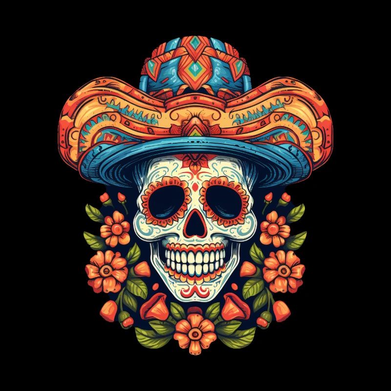 Crâne de Cinco de Mayo