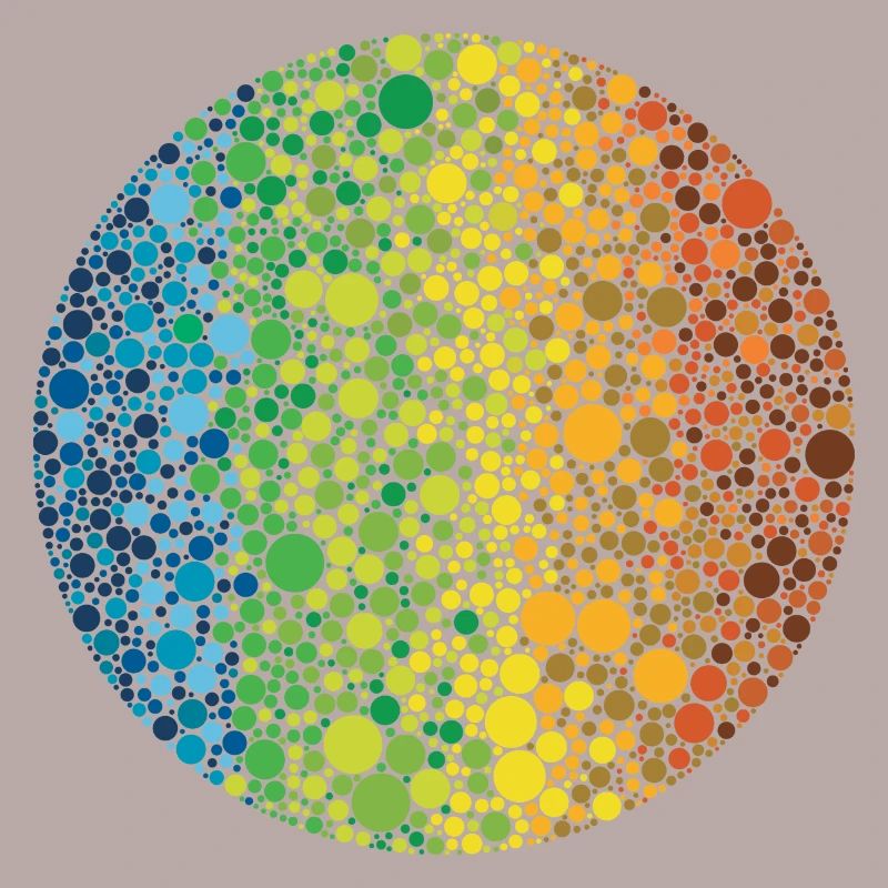 Sphère: composition des points en couleur