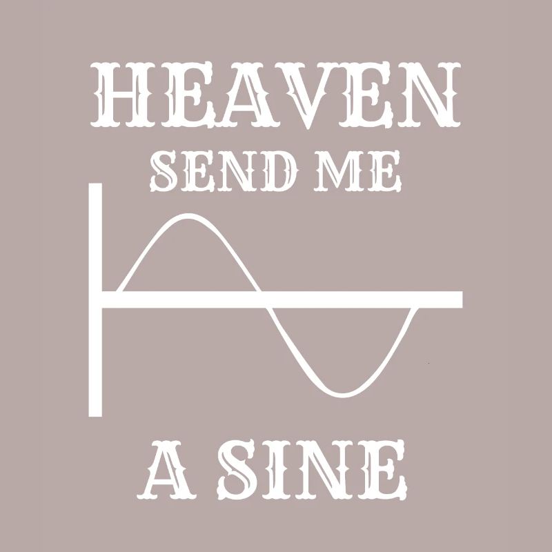 Heaven sends Sinus Funny math physics lover