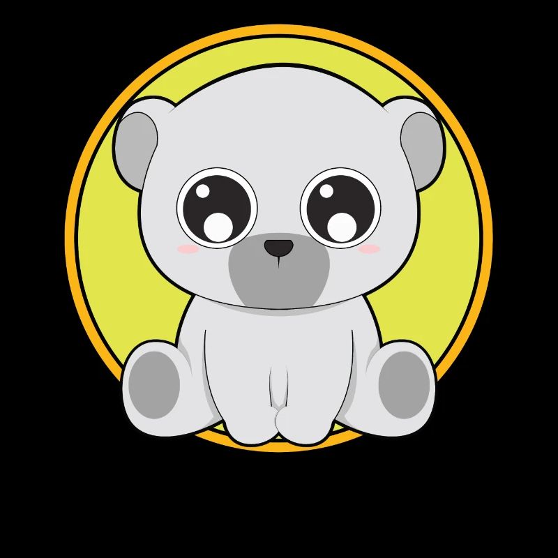 Animaux mignons ours mignon