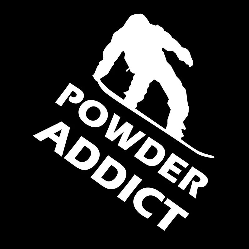 snowboard powder addict snowboarden