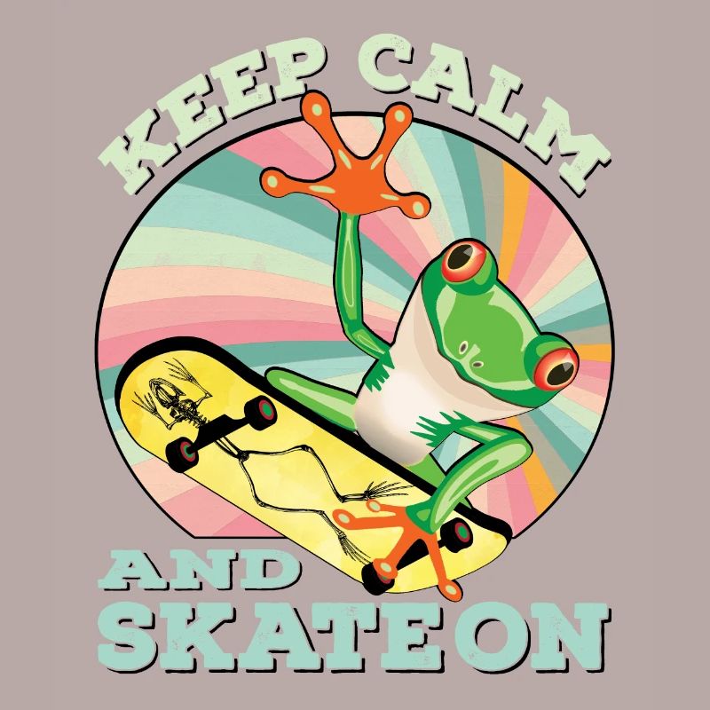 Keep calm and skate grenuill gift idea