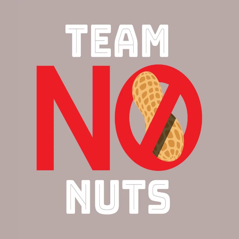 Team No Nuts Nuts Nut Nut Allergy