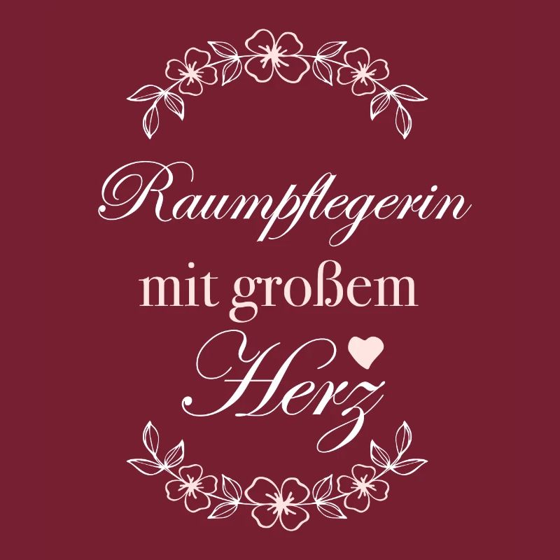 Geschenk Raumpflegerin mit großem Herz