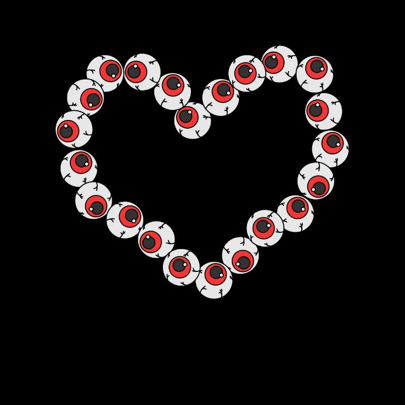 Weirdcore Aesthetic Strange Heart from Eyeballs Odd